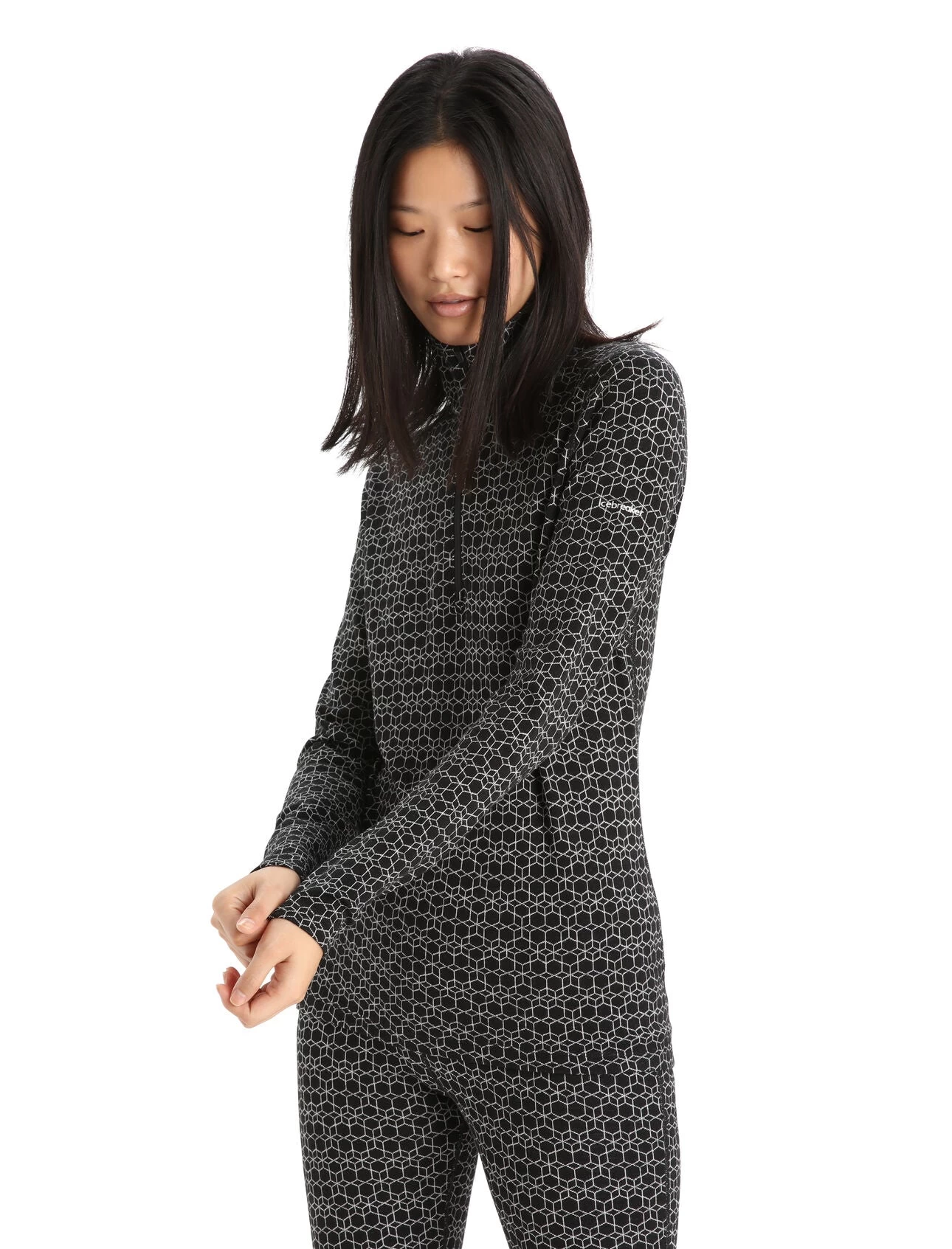 Icebreaker VERTEX 250 LS HALF ZIP ALPINE GEO – Image 3