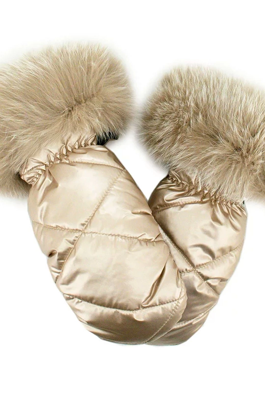 MITAINE NYLON POIGNET FOURRURE