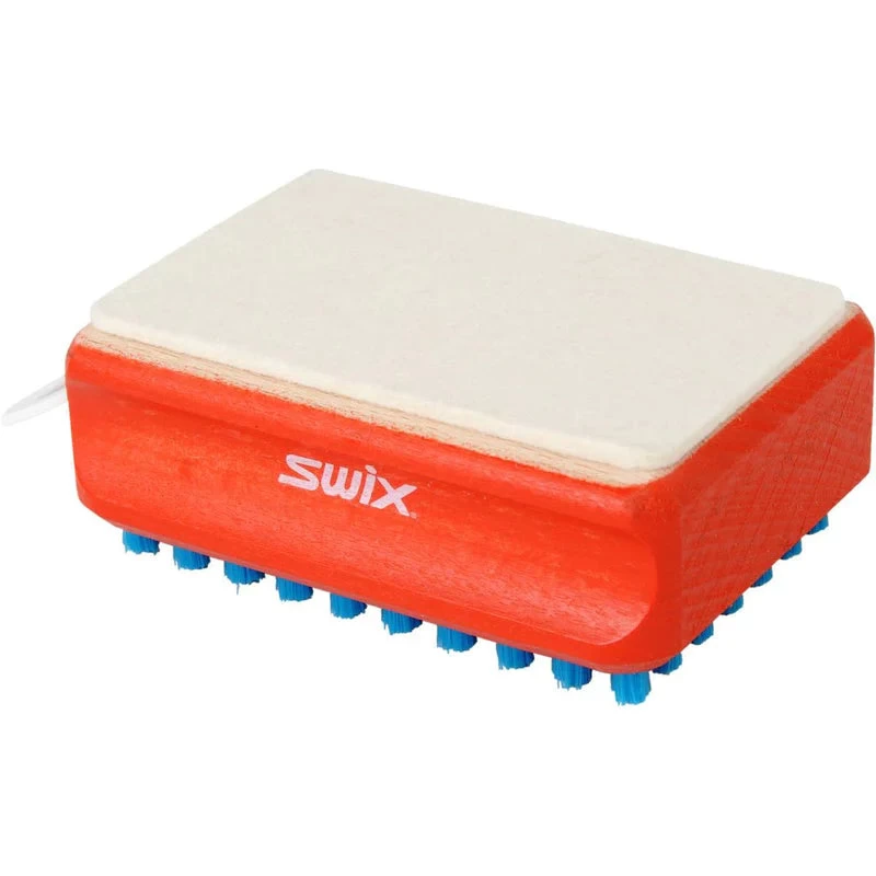 Swix F4 COMBI FELT AND BLUE NYLON BRUSH