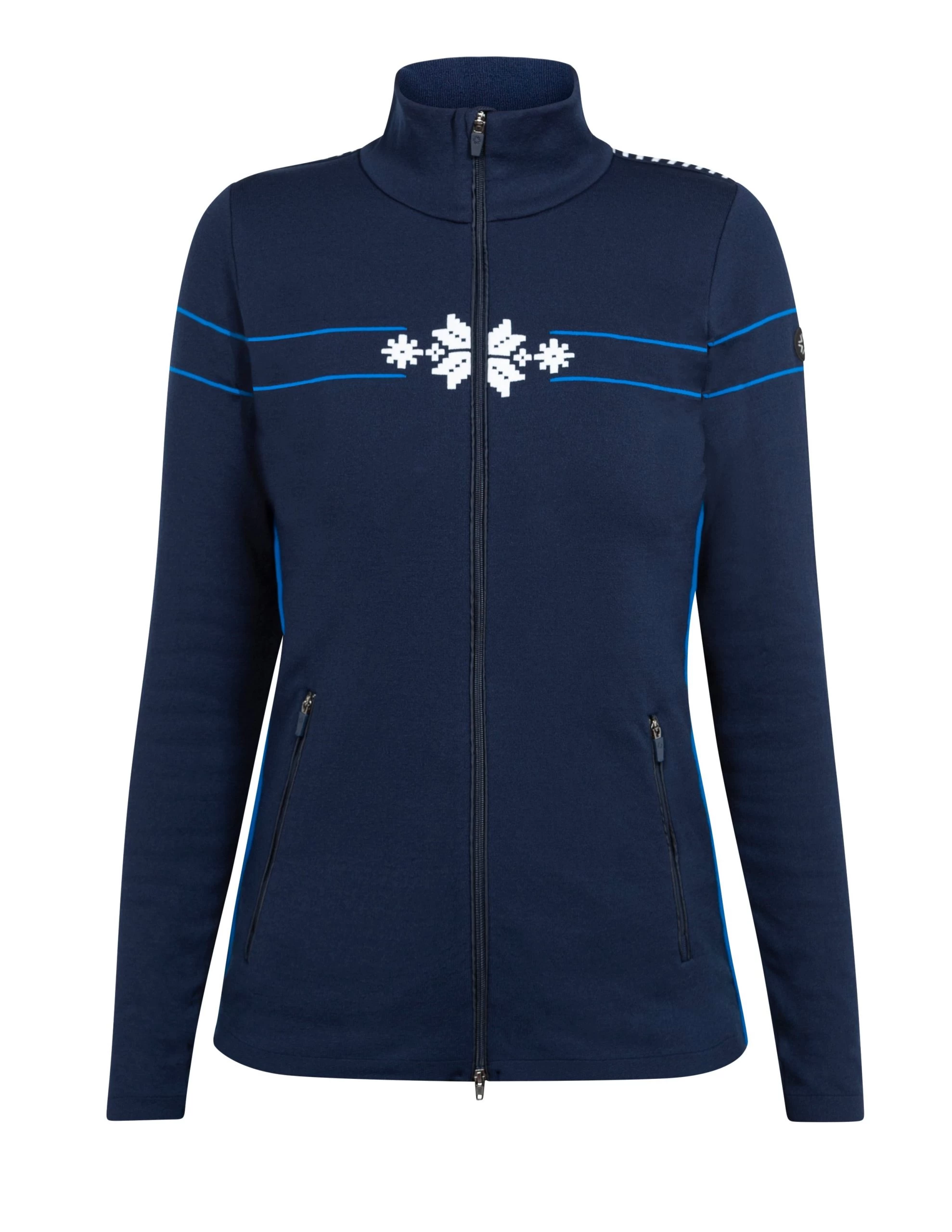 CHANDAIL BELLA 1/2 ZIP NAVY / RED XL – Image 2