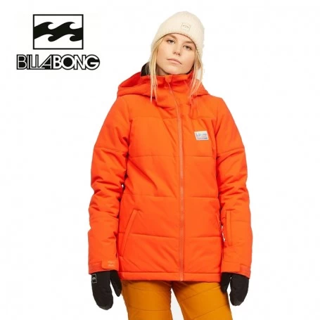 Doudoune De Ski BILLABONG Down Rider Orange Feu Femme