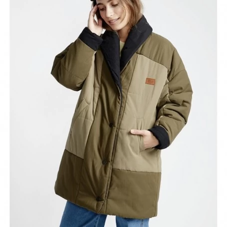 Manteau BILLABONG Queens Olive Femme – Image 2
