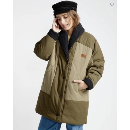 Manteau BILLABONG Queens Olive Femme – Image 3