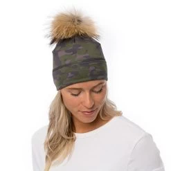 TUQUE POMPON CAMO