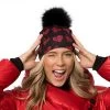 TUQUE POMPON COEURS