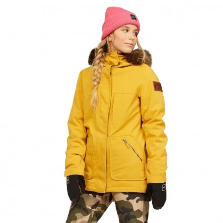 Veste De Ski BILLABONG Into The Forest Jaune Femme – Image 3